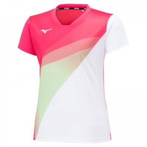 ミズノ MIZUNOゲームシャツ (ラケットスポーツ) ウィメンズテニス/ソフトテニス ウエア ゲームウエア(62JAA701)