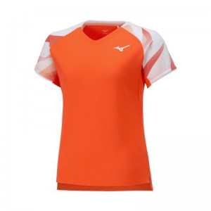 ミズノ MIZUNOドライエアロフローゲームシャツ(ラケットスポーツ) テニス/ソフトテニス ウエア ゲームウエア(72MAA201)