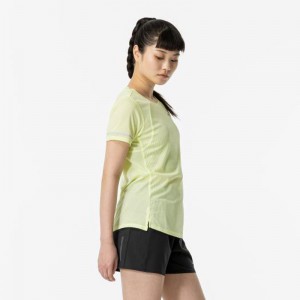 ミズノ MIZUNO汗処理/通気 ドライエアロフローTシャツ (オーロラ) ウィメンズランニング ウエア ランニングシャツ(J2MAA204)