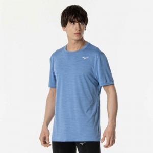 ミズノ MIZUNOクイックドライTシャツ (オーロラ)ランニング ウエア ランニングシャツ(J2MAA519)