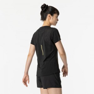 ミズノ MIZUNO汗処理/通気 ドライエアロフローTシャツ オーロラランニング ウエア シャツJ2MAB204