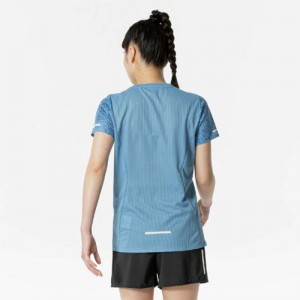 ミズノ MIZUNO汗処理/通気 ドライエアロフロープレミアムTシャツ (オーロラ)ランニング ウエア ランニングシャツ(J2MAB701)