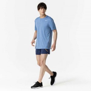 ミズノ MIZUNOドライストレッチパンツ (オーロラ)ランニング ウエア パンツ(J2MBB005)