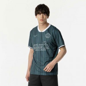 ミズノ MIZUNOフットボール ストライプTEEサッカー/フットボール ウエア ライフスタイル MZFB(P2MABX74)