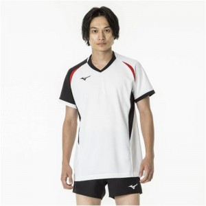 ミズノ MIZUNOゲームシャツ(半袖)(バレーボール) ユニセックスバレーボール ウエア ゲームウエア(V2MA2112)