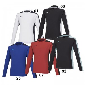ミズノ MIZUNO (遮熱素材) ソーラーカットフィールドシャツ(長袖)  (ユニセックス) サッカー プラクティスシャツ 23SS(P2MAA047)