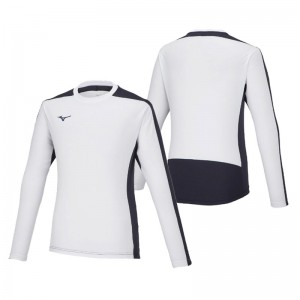 ミズノ MIZUNO (遮熱素材) ソーラーカットフィールドシャツ(長袖)  (ユニセックス) サッカー プラクティスシャツ 23SS(P2MAA047)