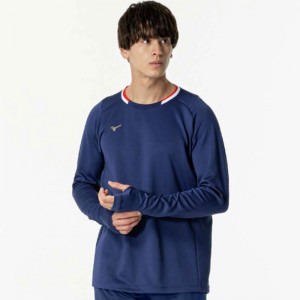 ミズノ MIZUNO モレリア ロングスリーブフィールドシャツ (ユニセックス) サッカー ウェア プラクティスシャツ 長袖 24FW(P2MAB501)