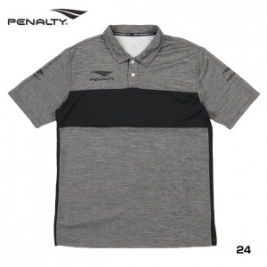 ペナルティ penaltyヘザーポロシャツ 半袖ウェア フットサル20ss r2jar2ju(pt0191)