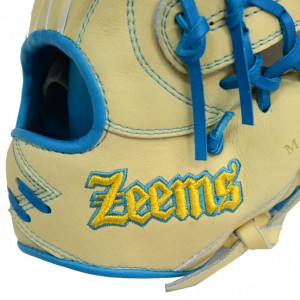 ジームス Zeems 限定 軟式 カラーグラブ 外野手用 Zeems型ロゴ 野球 軟式 グローブ グラブ 一般  23AW(ZKG-GB28N-ZEEMA)