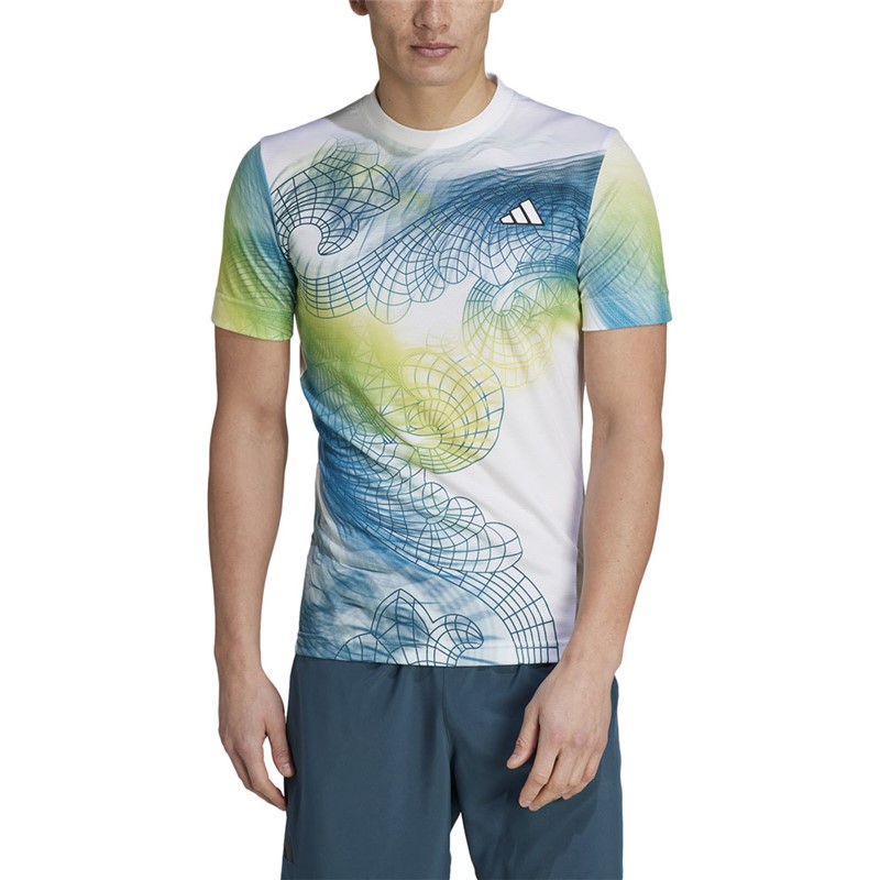 adidas(アディダス) 33 MTENNISLONプリントTシャツPRO テニスゲーム