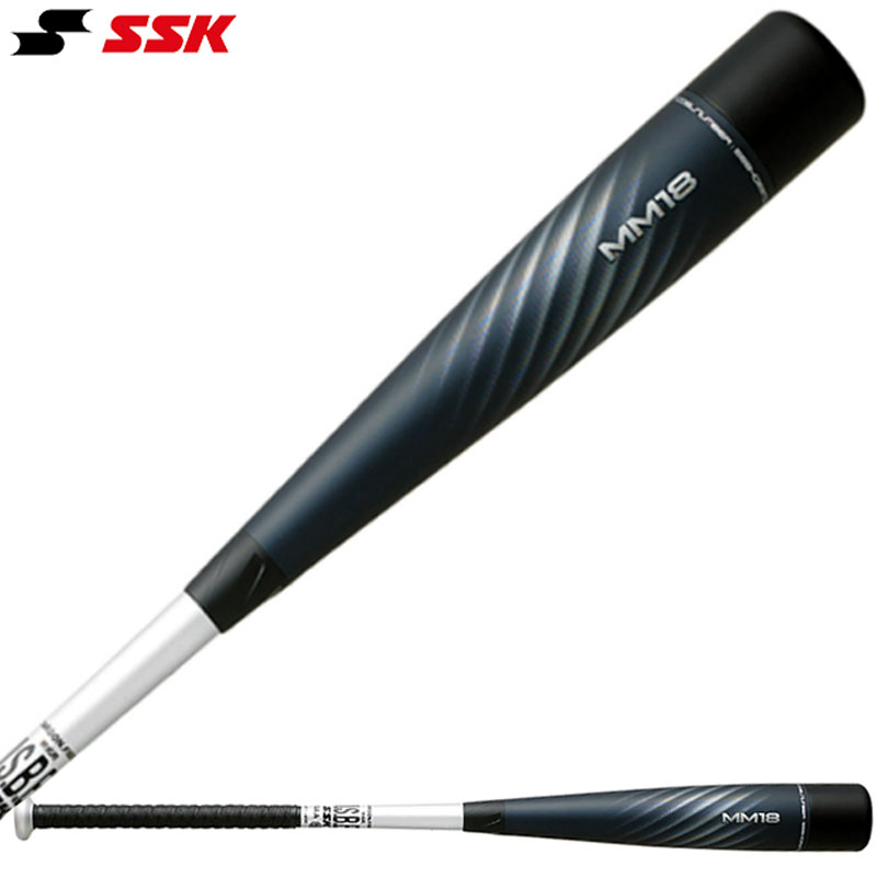 エスエスケイ SSK MM18 ミドルライト 軟式野球カーボンバット 22SS