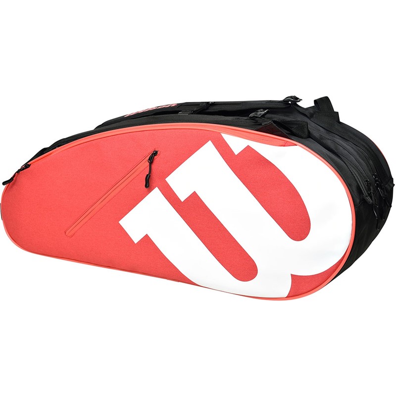 wilson(ウイルソン) TEAMJ RACKET BAG RD/WH テニス ラケットバッグ