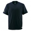 デサント DESCENTEV首Tシャツ野球 ソフトベースボールTシャツ(DB202-BLK)
