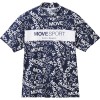 ムーブスポーツmovesportミニカノコ モックネックシャツマルチSP半袖 Tシャツ(dmmxja53-nvwh)