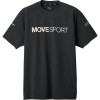 ムーブスポーツmovesportハイゲージ ショートスリーブシャツマルチSP半袖 Tシャツ(dmmxja60-bkm)