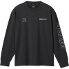 ムーブスポーツmovesportスリーブロゴロングスリーブシャツマルチSP長袖 Tシャツ(dmmxjb52-bk)