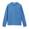 lecoqsportif(ルコック)LCS Plumeニット 長袖Tシャツ(Aile forme)マルチトレ-ニングトップス単品(シャツ長)qmwxjb02-bl