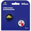 Wilson(ウイルソン)US OPEN DAMPENERS 2PK Yellow/Redテニス ラケット 雑品(wr84123010)