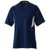ミズノ MIZUNOゲームシャツ(レディース ソフトボール) (74ネイビー×ホワイト)ソフトボール ウェア(12jc4f7074)