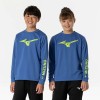 ミズノ MIZUNO抗菌防臭/防汚 GACHI Tシャツ 長袖 ジュニアジュニア キッズ ウエア(32JAB941)