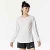 ミズノ MIZUNOクイックドライTシャツ (長袖/オーロラ)ランニング ウエア ランニングシャツ(J2MAA722)