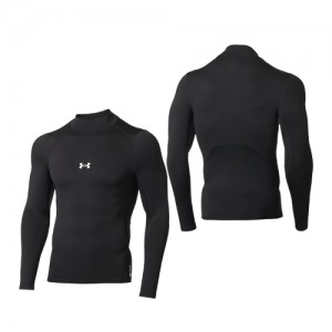 アンダーアーマー UNDER ARMOUR コールドギアアーマー コンプレッション ロングスリーブ モックシャツ（ベースボール/MEN）野球 インナーシャツ 長袖  22FW  (1375374)