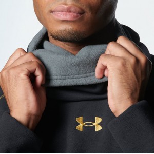 アンダーアーマー UNDER ARMOUR UAネックウォーマー（ベースボール/MEN）防寒 練習 トレーニング  保温 フリース 23FW(1381245)