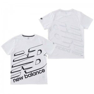 ニューバランス newbalance Tenacity ビッグロゴ ショートスリーブTシャツ スポーツウェア Tシャツ トレーニングウェア 24SS(AMT31078)