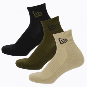 NEWERA(ニューエラ)SOCKS ANKLE 3PAIRS MILスポーツスタイルウェアソックス12674030