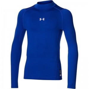 underarmour(アンダーアーマー)23UAコンプレッション L/S モックシャツ野球 ソフトアンダーTシャツ(1375390-400)