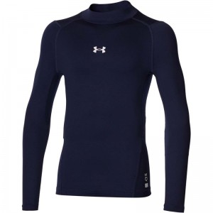 underarmour(アンダーアーマー)23UAコンプレッション L/S モックシャツ野球 ソフトアンダーTシャツ(1375390-410)