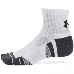 UNDER ARMOUR(アンダーアーマー)UAパフォーマンステック クオーター ソックス (3足セット)マルチスポーツ ソックス(1379510-100)