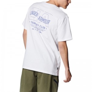 underarmour(アンダーアーマー)41HVWコットン パッチ S/STシャツマルチSPTシャツ M(1384801-100)