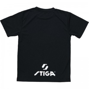 stiga(スティガ)STIGAロゴTシャツJP-I ブラック L卓球 半袖 Tシャツ(1805060106)