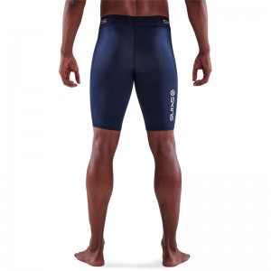 skins(スキンズ)S-1 MENS HALF TIGHTSボディケアストレッチパンツ(18171140-098)