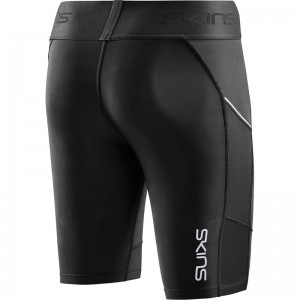 skins(スキンズ)S-3 WOMENS HALF TIGHTSボディケアストレッチパンツ(18271340-019)