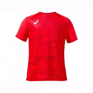 アシックス asicsグラフィックゲームシャツサッカー ゲームシャツ(2101A136)