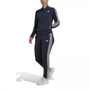 adidas(アディダス)W ESS 3ストライプス トリコット トラックスーツサッカーウェアトレーニングシャツ28862