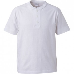 ユナイテッドアスレ UnitedAthle5.6オンス ヘンリーネックTシャツカジュアル 半袖Tシャツ(500401-1)