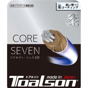 トアルソン TOALSON軟式 CORESEVENジュウ 125 BLテニスソフト ガット(6412510b)