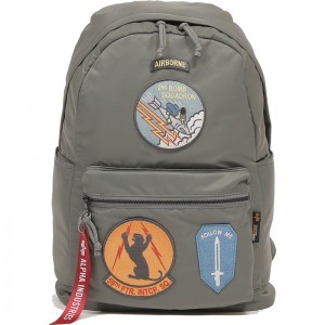 アルファインダストリーズalphaindustrALPHA DAYPACK TZ1130 グレーカジュアルバックパック(6603012)