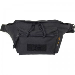 ALPHA INDUSTRIES(アルファインダストリーズ)アルファインダストリーズ AI TZ1060 WAIST POUCH ブラックカジュアル ウェストポーチ(6620310)