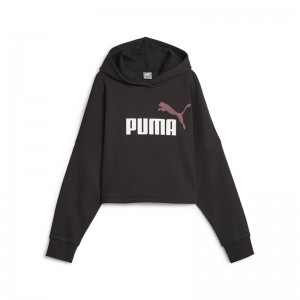 PUMA(プーマ)ESS LOGO CROPPED フーディースウェットスポーツスタイルウェアスウェットシャツ678499