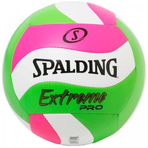 SPALDING(スポルディング)エクストリームプロ ウェーブ ピンク×グリーン 5号球バスケットボール ボール５号(72197z)