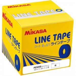 ミカサ(mikasa)ラインテープ50MM 2個入 ホワイト学校 機器 器具(acltpe5050)