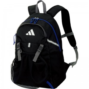 adidas(アディダス)ボールヨウデイパック 24L クロ/アオサッカーバックパック(adp43bkb)