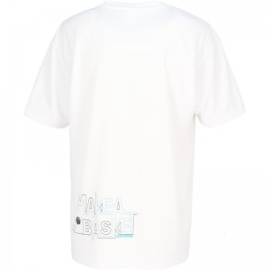 converse(コンバース)4S プリントTシャツバスケットTシャツ M(cb241367-1100)