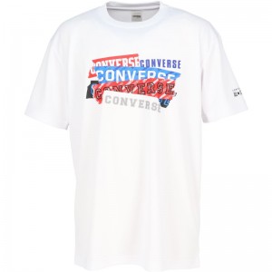 converse(コンバース)4F プリントTシャツバスケットTシャツ M(cb242357-1119)