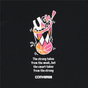 converse(コンバース)4S JRプリントTシャツバスケットTシャツ J(cb441354-1956)